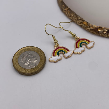 Small Rainbow Earrings