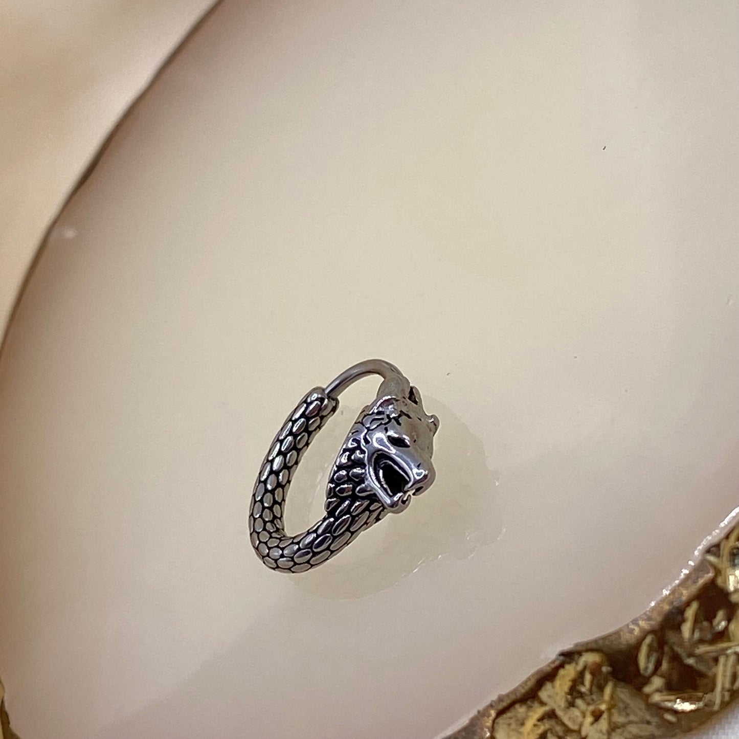 Dragon Helix Hoop Earrings 1PC