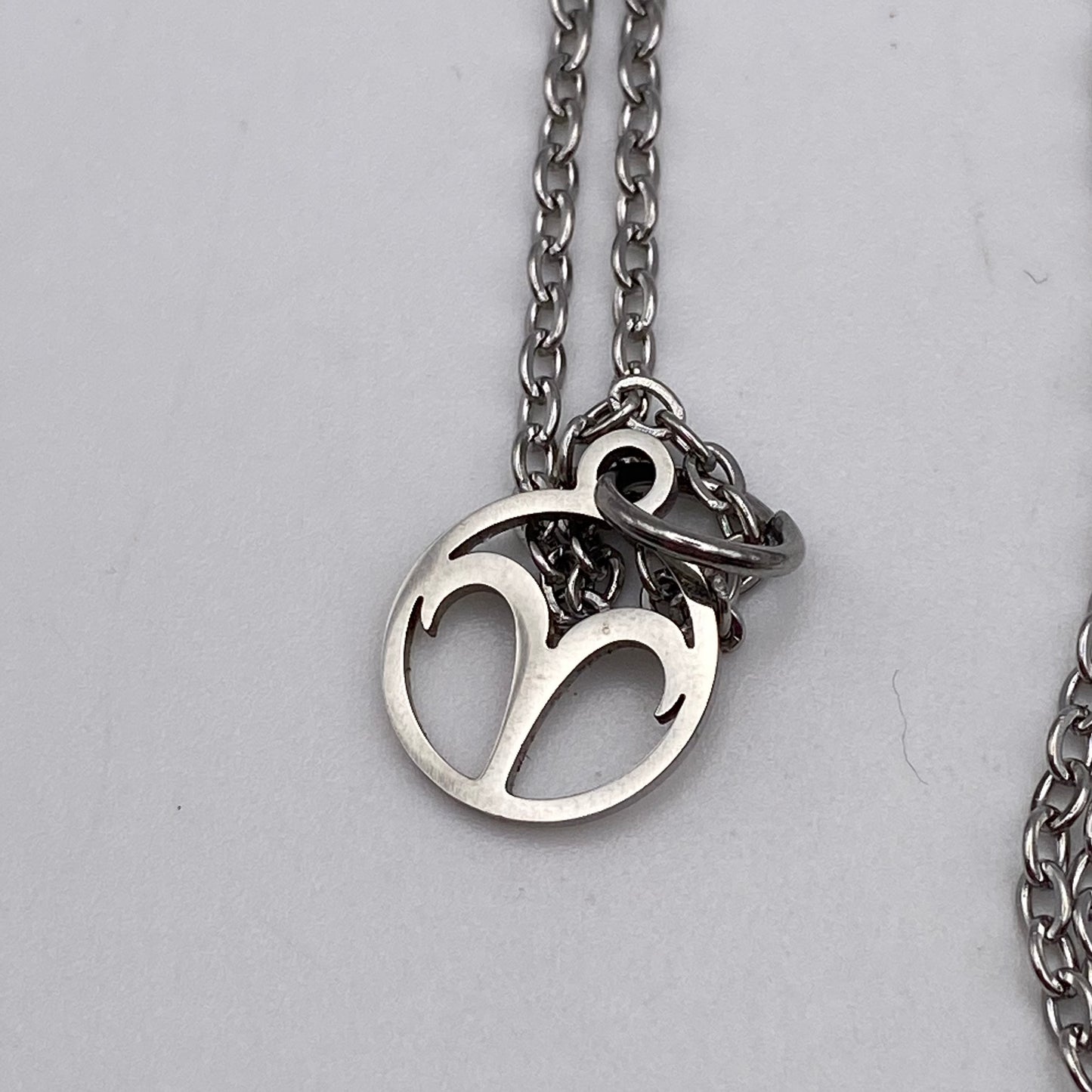 Silver Hollow Star Sign Necklaces