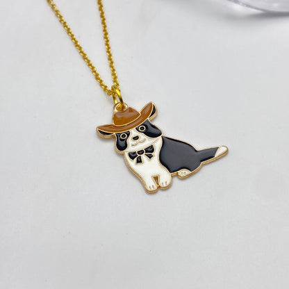 Cowboy Cat Necklace
