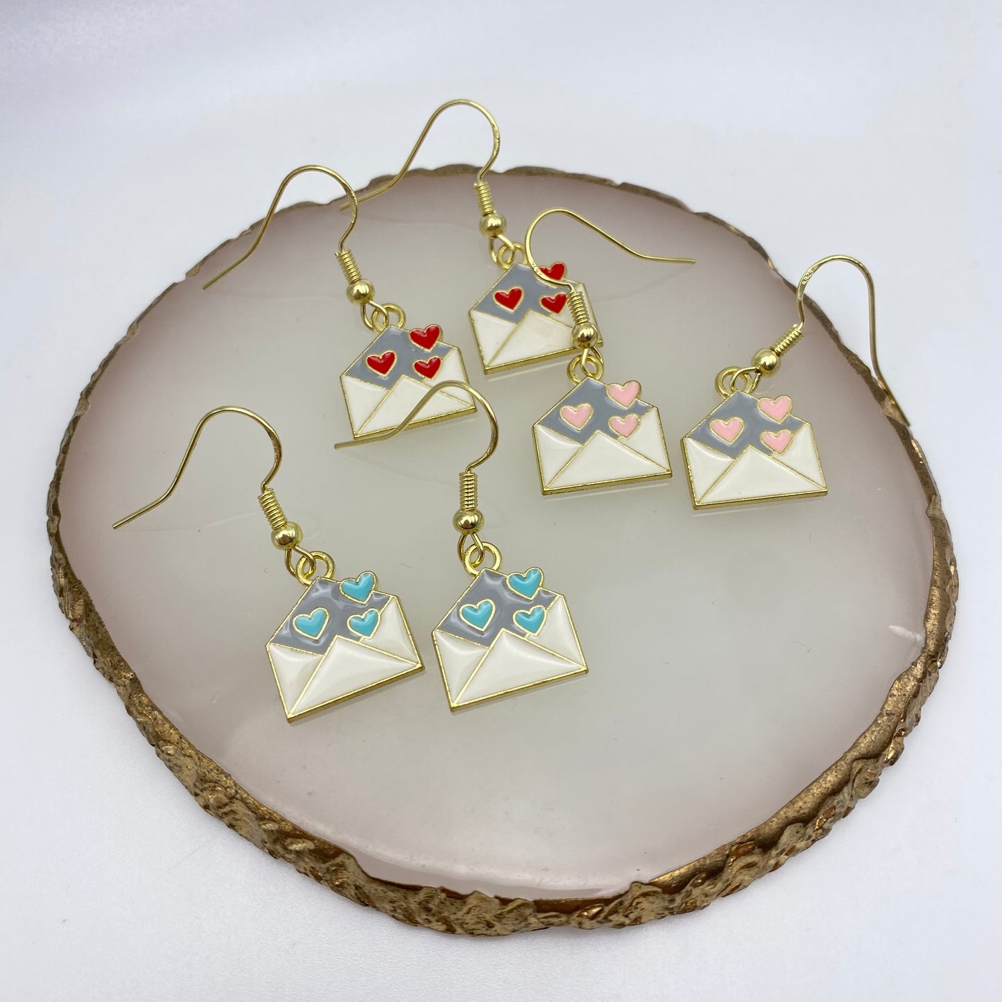 Sending Love Envelope Earrings