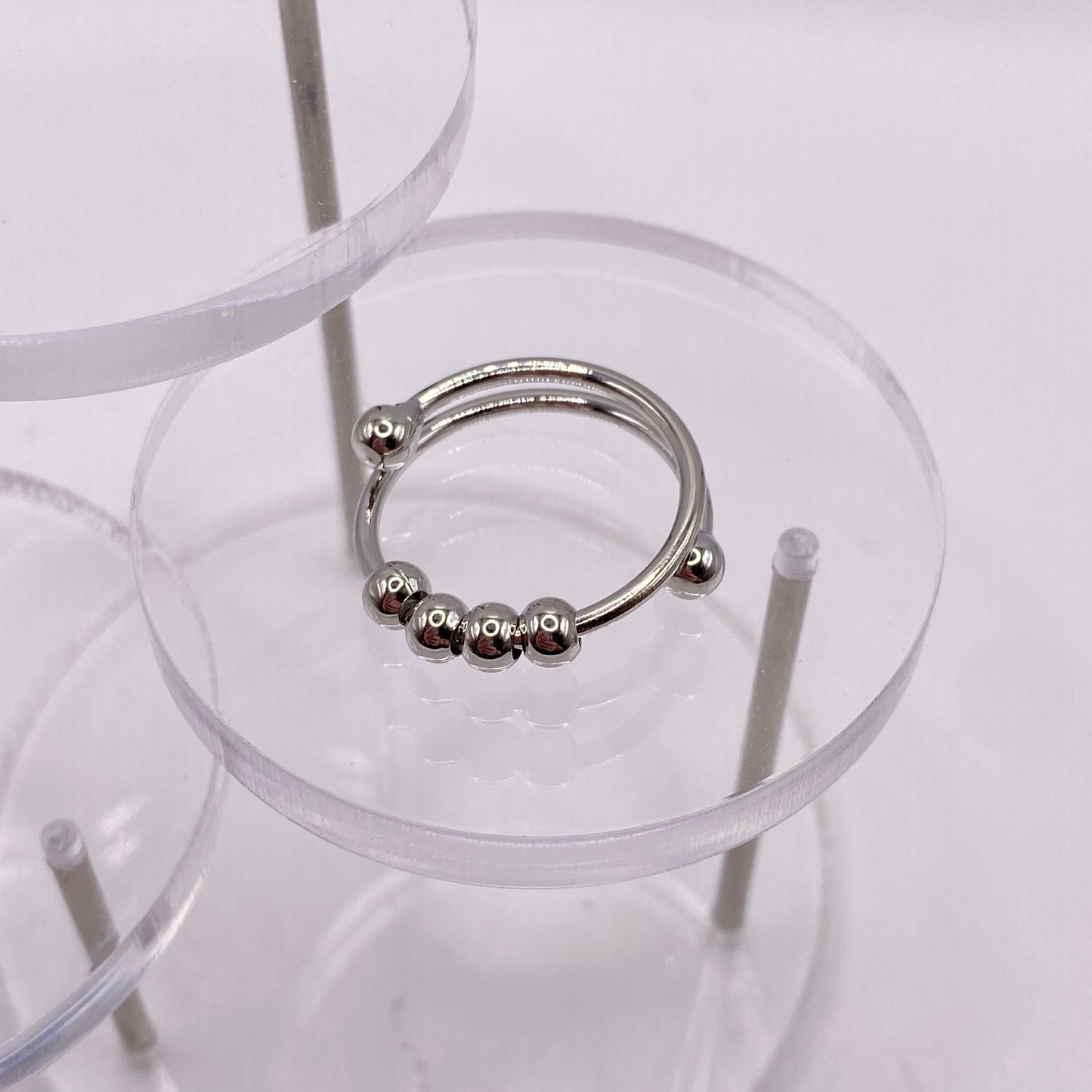Anxiety Fidget Ring Moving Band