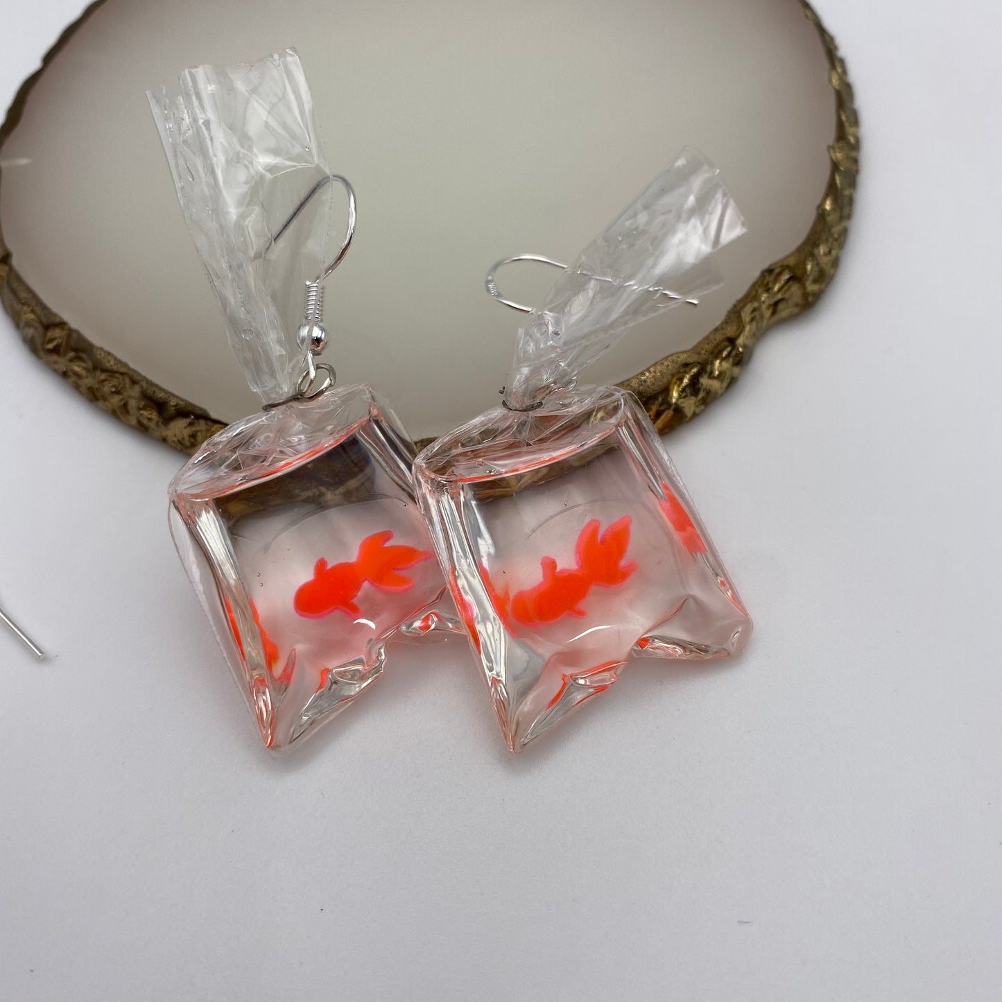 Fish Bag Earrings