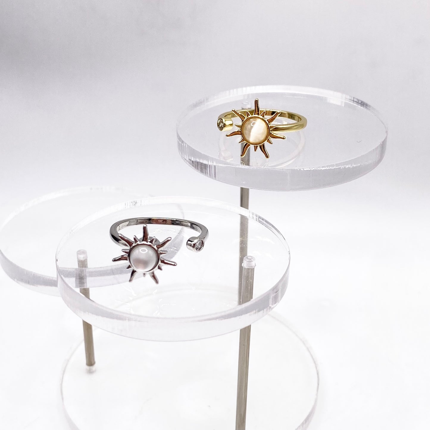 Anxiety Fidget Ring Sun