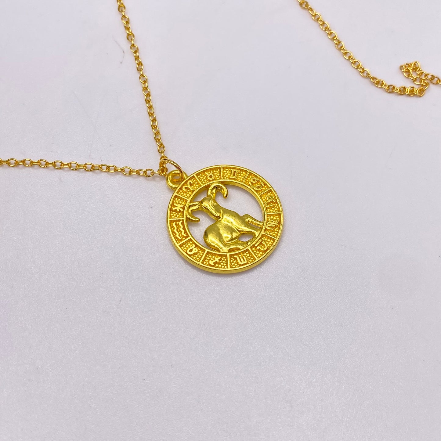Gold Image Star Sign Necklaces