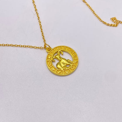 Gold Image Star Sign Necklaces