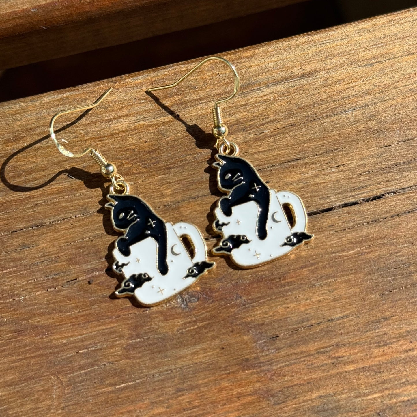Self Care Cats Earrings