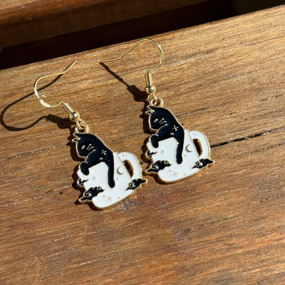 Self Care Cats Earrings