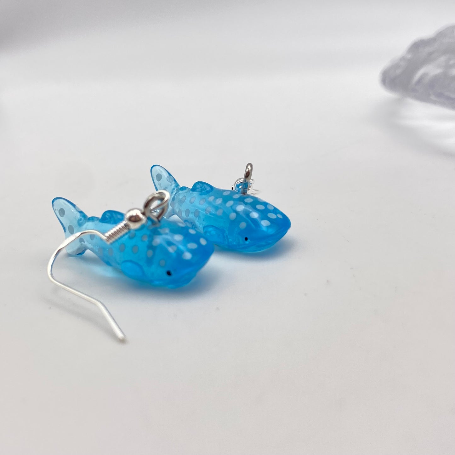 Blue Whale Earrings
