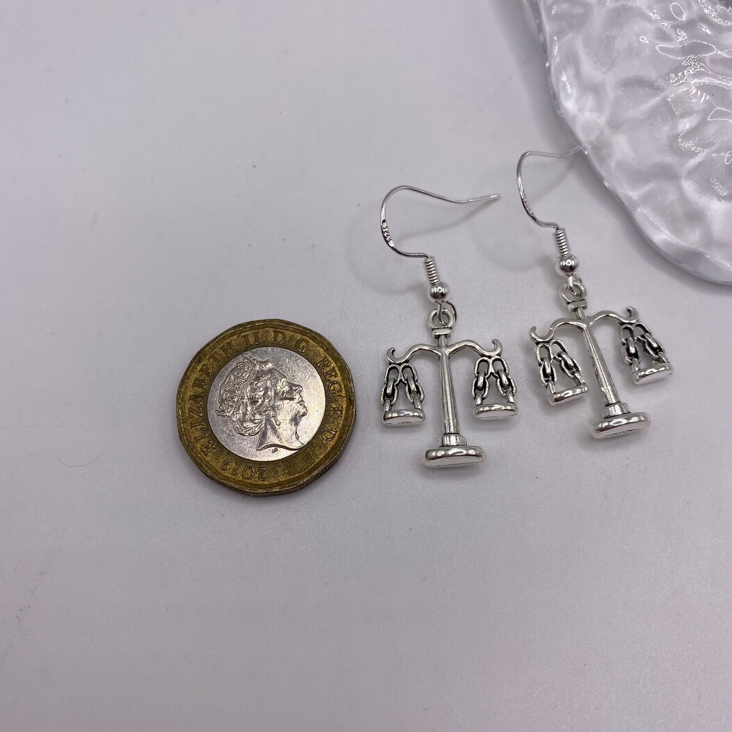 Scales of Justice Law Earrings