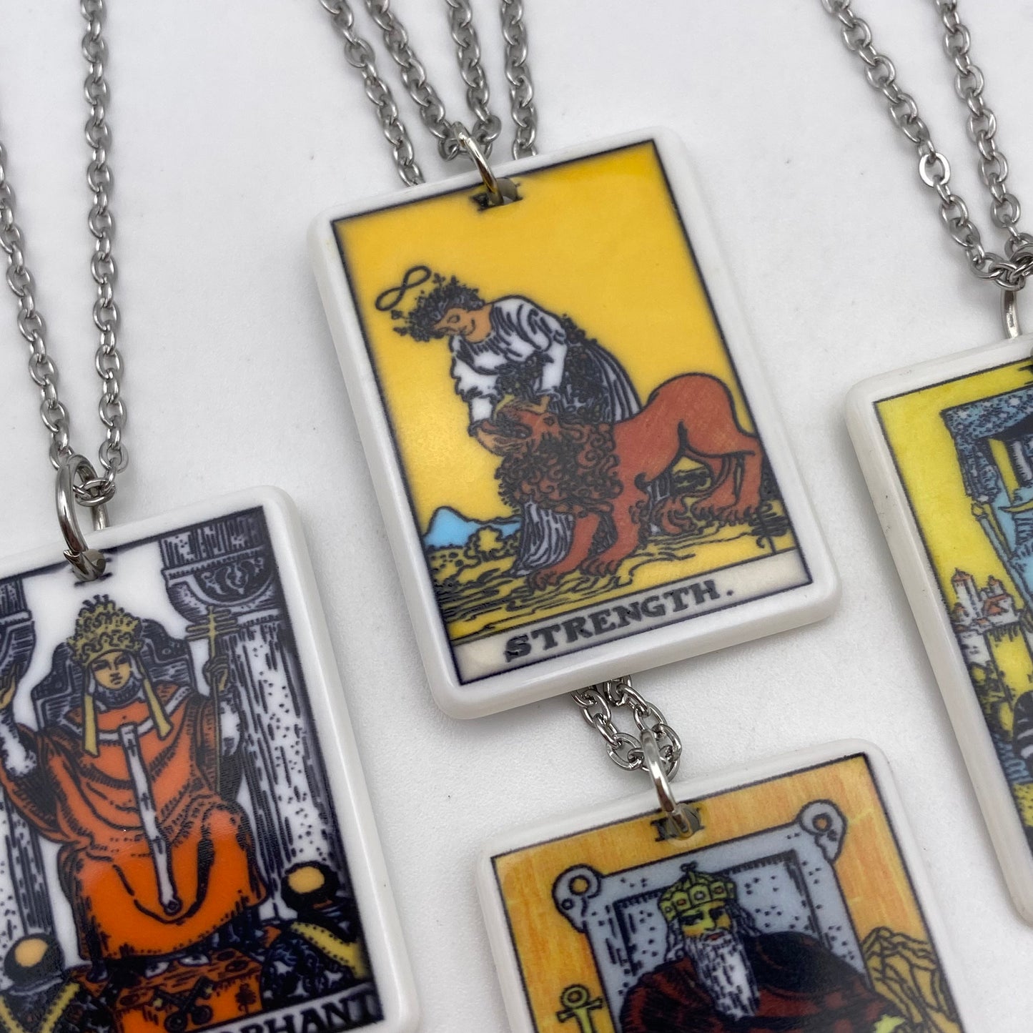 Colourful Tarot Card Necklaces