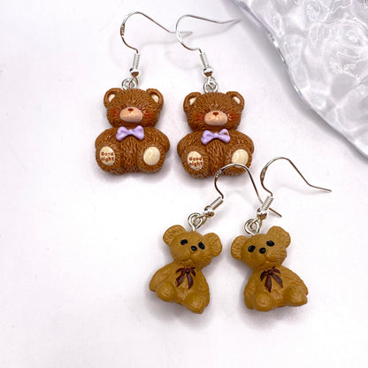 Teddy Bear Earrings