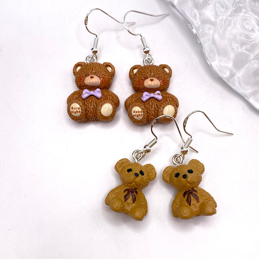 Teddy Bear Earrings