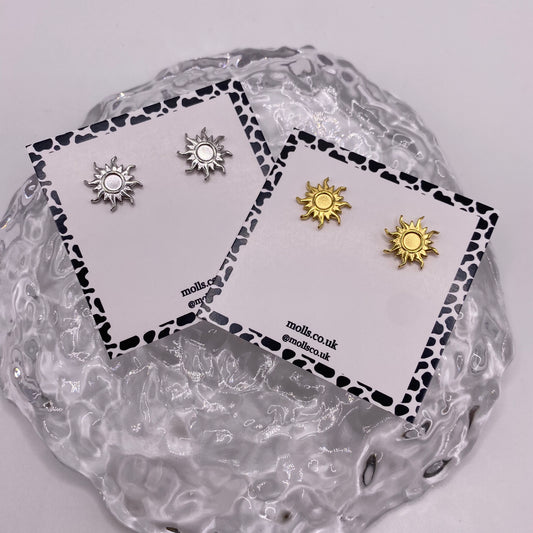 Sun Stud Earrings