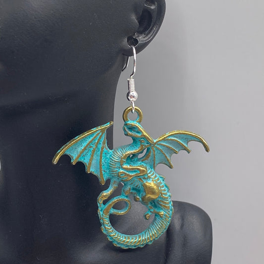 Fantasy Dragon Earrings