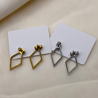 Diamond Front and Back Stud Earrings