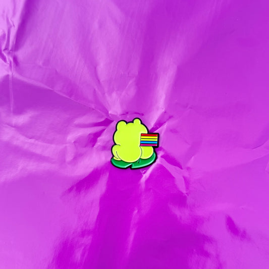 Gay Frog Pin Badge
