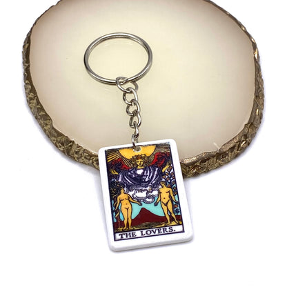 Colourful Tarot Card Keyrings