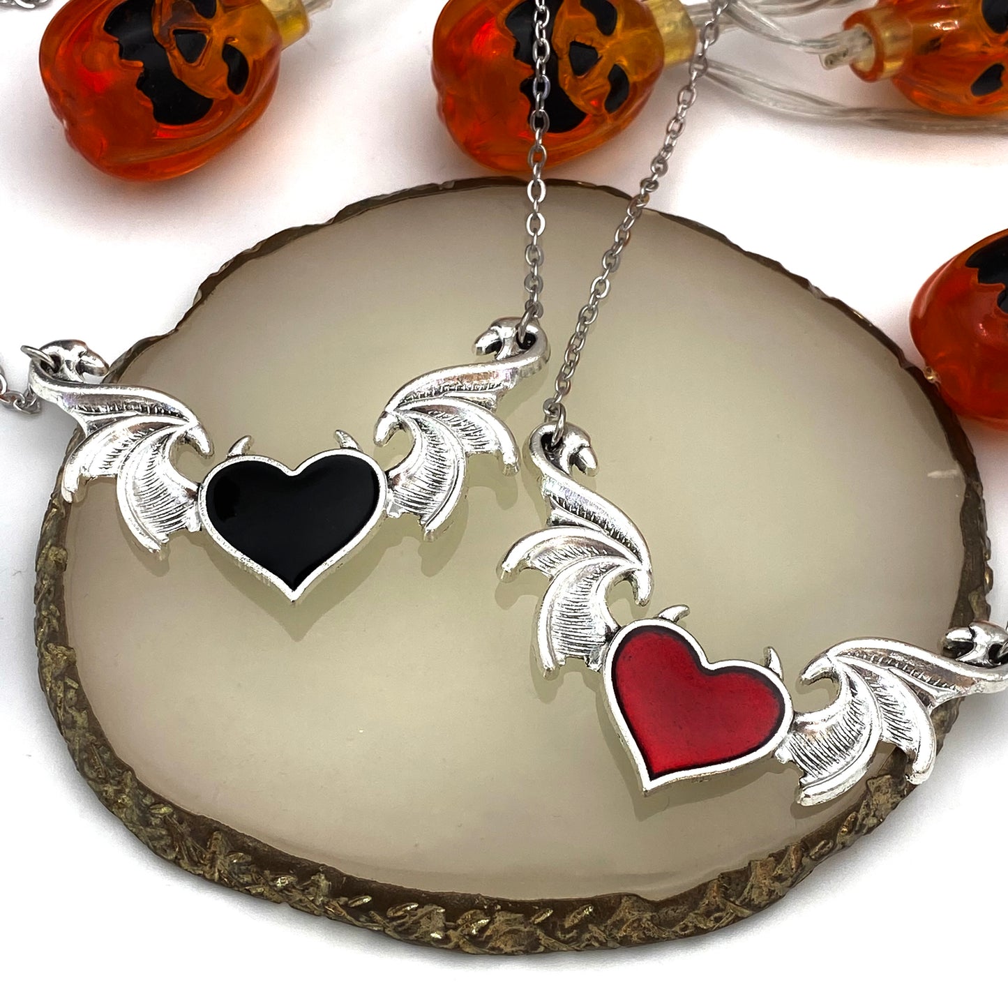 Flying Heart Gothic Necklace