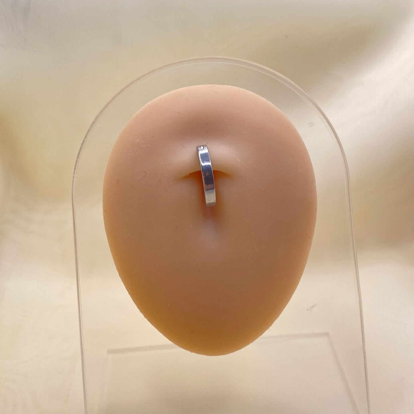 Plain Cuff Belly Bar Piercing