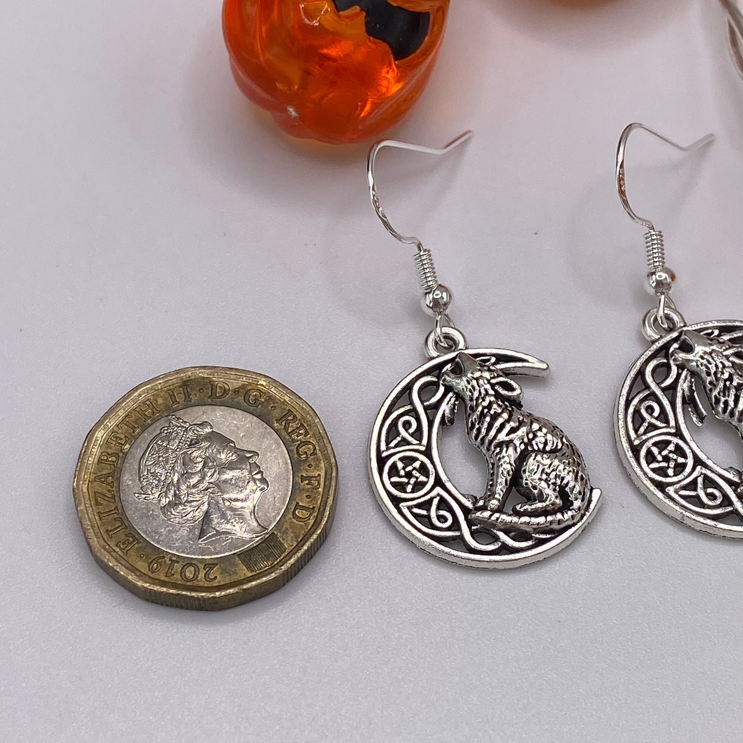 Wolf Moon Earrings