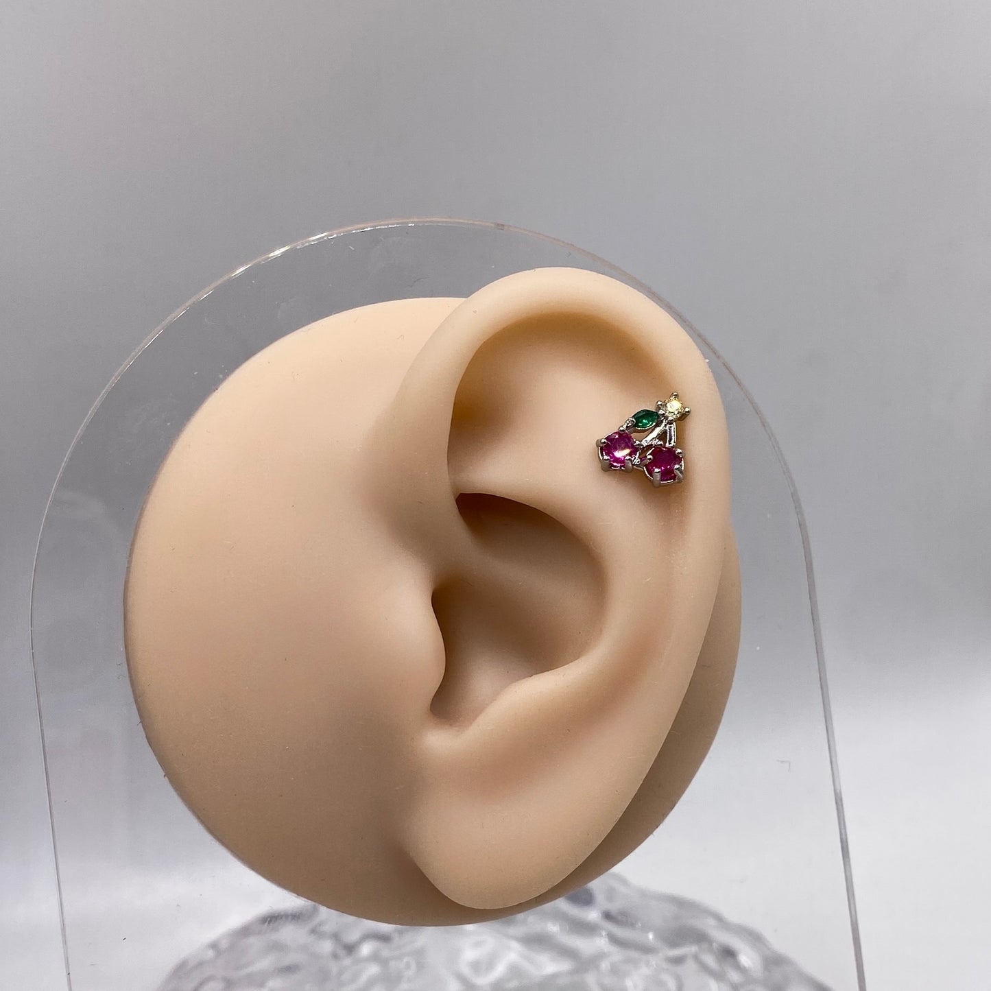 Cherry Helix Stud Earrings 1PC