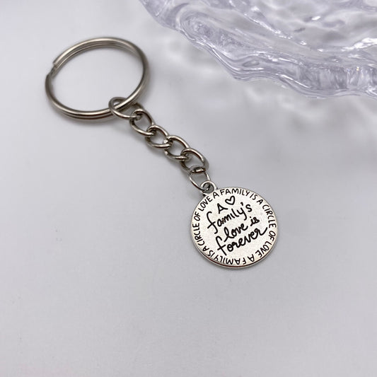 ‘A Family’s Love Is Forever’ Keyring