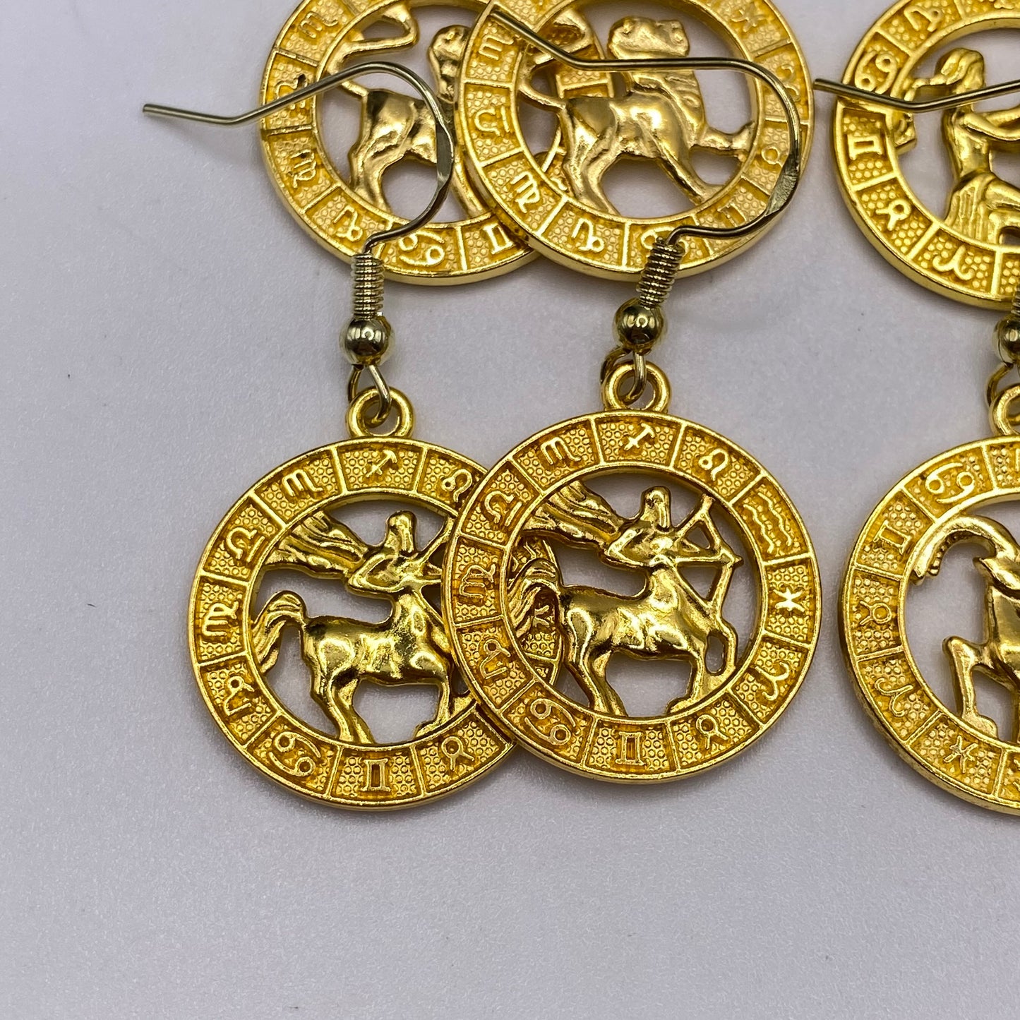 Gold Image Star Sign Earrings