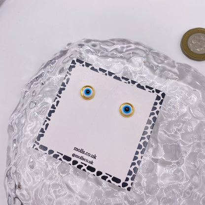 Evil Eye Stud Earrings