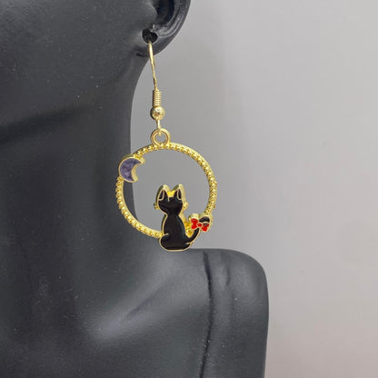 Cat Wreath Earrings