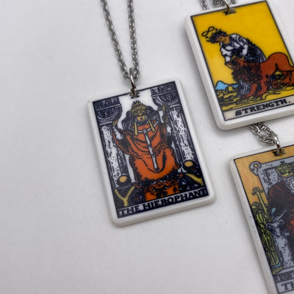 Colourful Tarot Card Necklaces