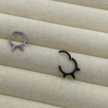 Spiked Nose Septum Hoop Ring