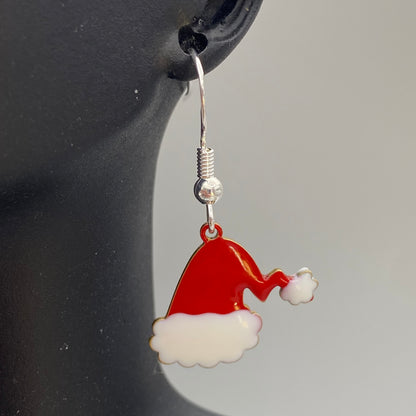 Santa Hat Earrings