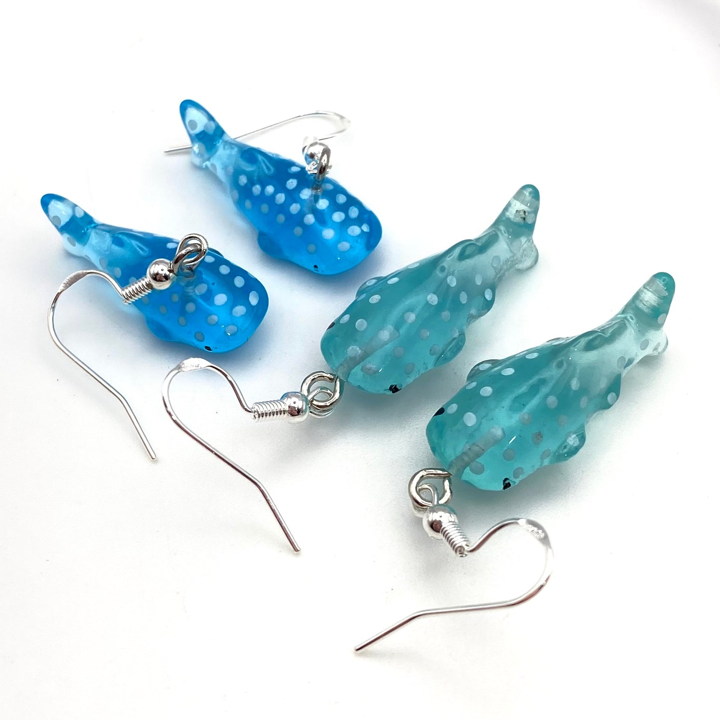Blue Whale Earrings
