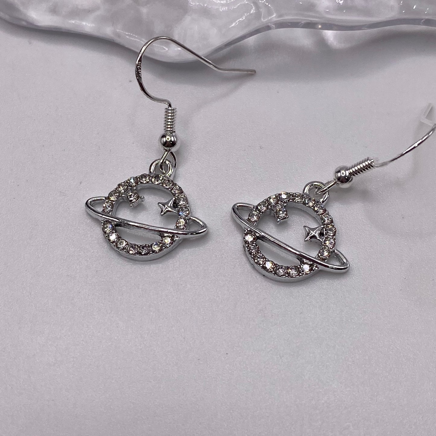 Sparkly Planet Earrings