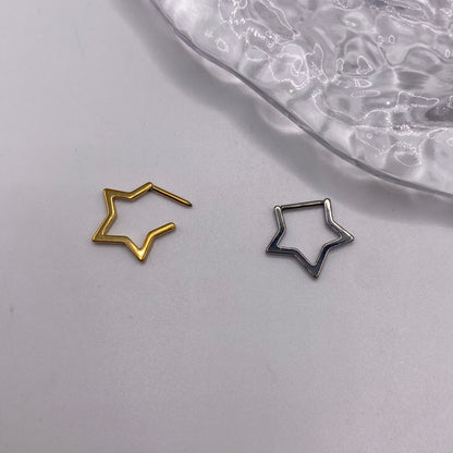 Star Shape Nose Septum Hoop Ring