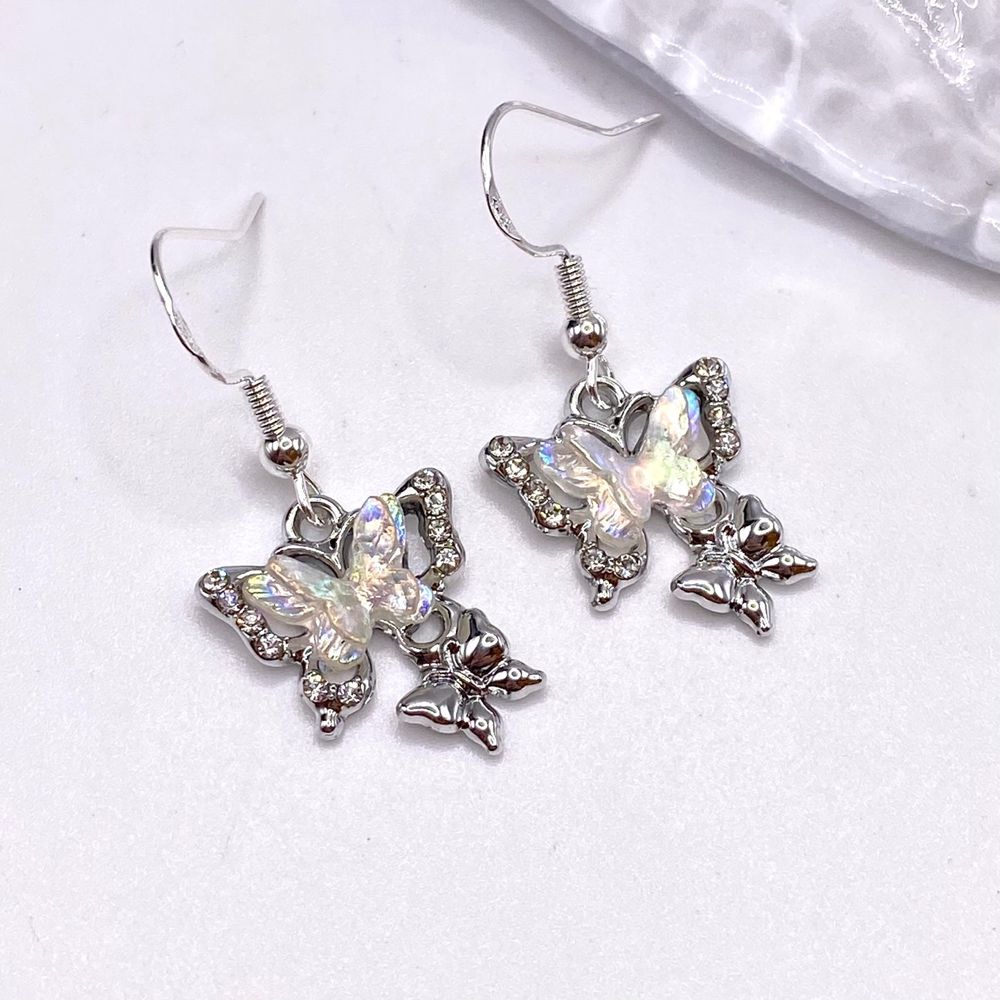 Double Butterfly Earrings