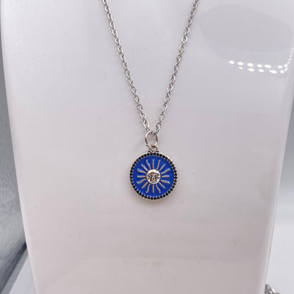 Colourful Sun Pendant Necklace