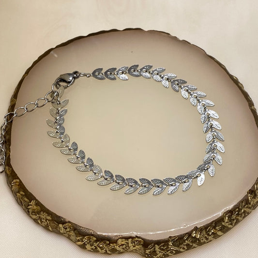 Silver Ivy Bracelet