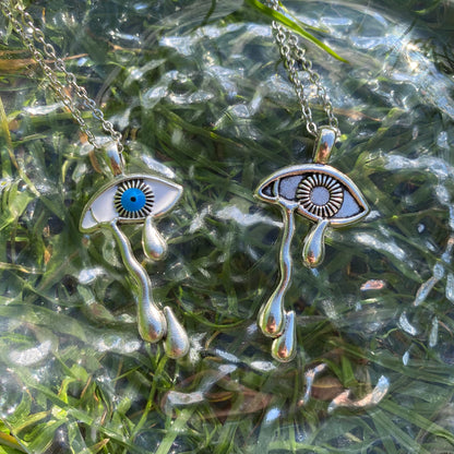 Crying Teary Eye Necklace