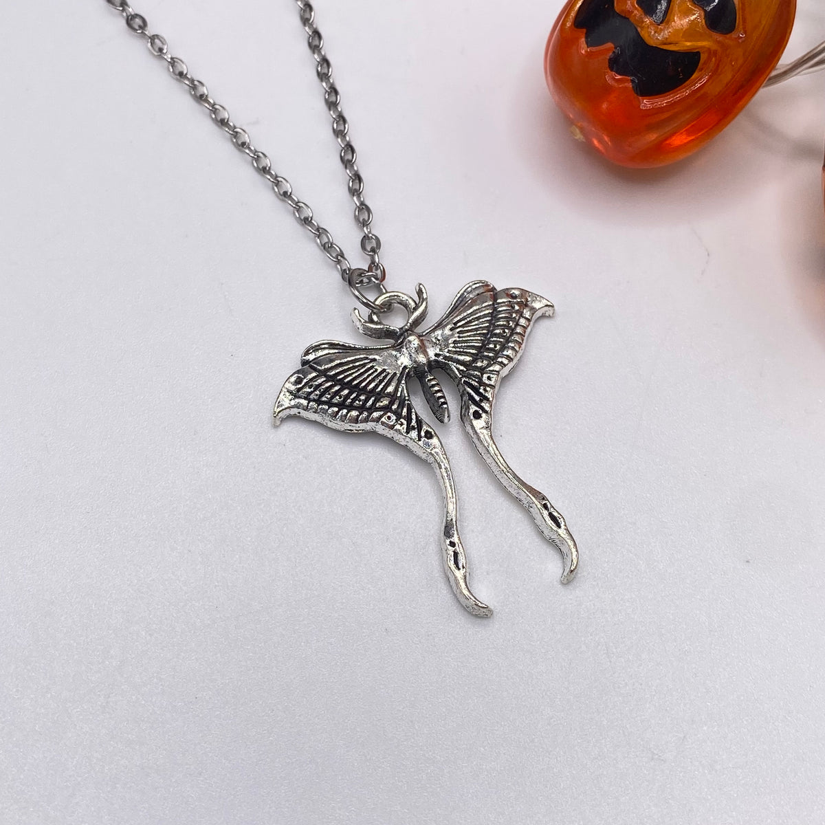 Long Moth Necklace