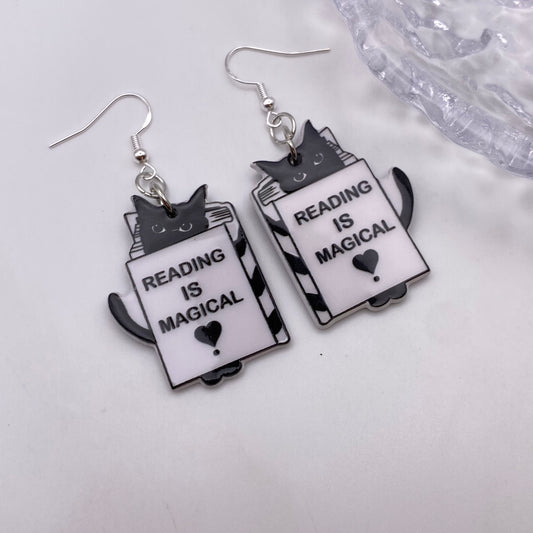 Reading Is Magical Earrings