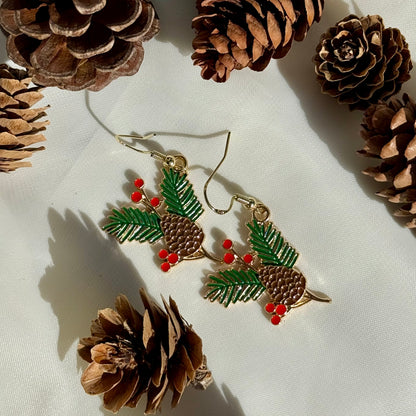 Christmas Nature Earrings