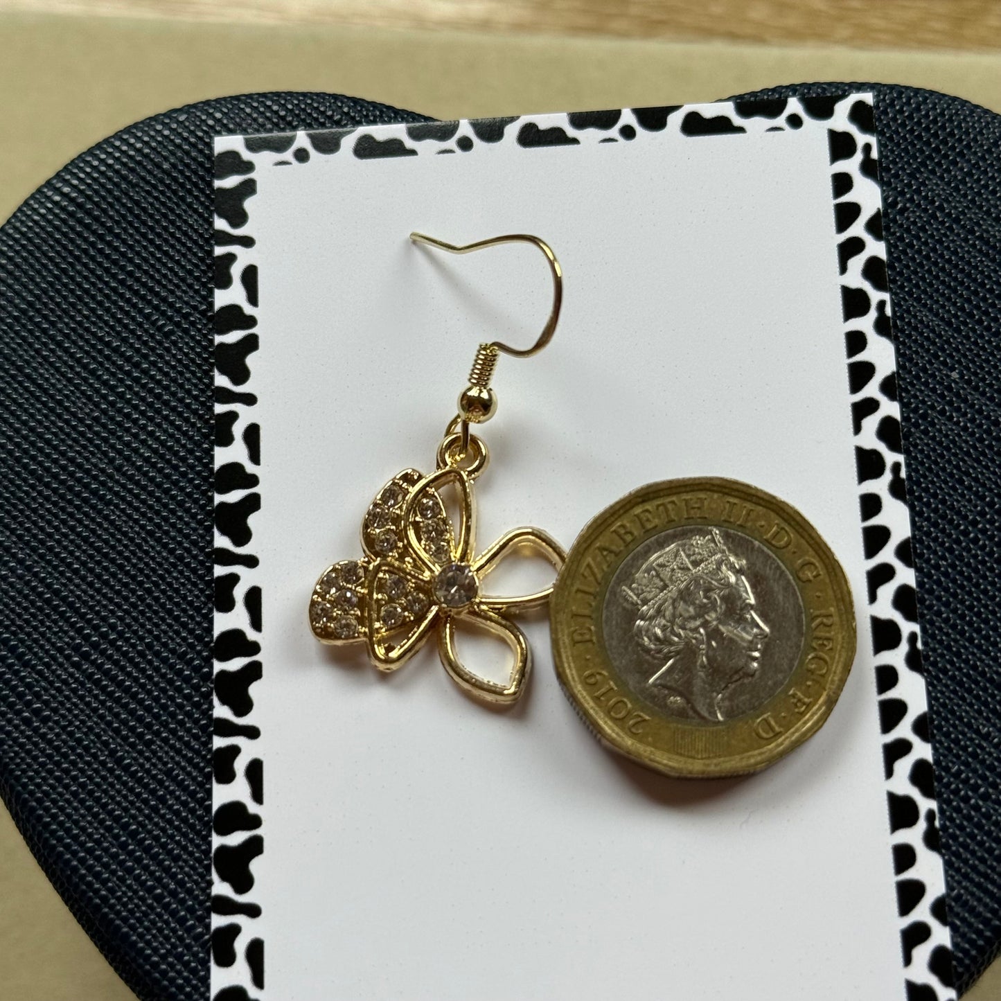 Gold Flower Earrings