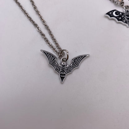 Black Bat Necklace