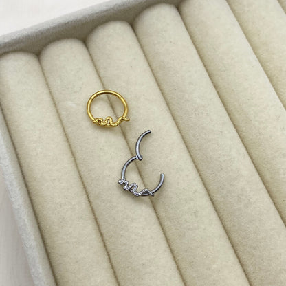 Snake Nose Septum Hoop Ring