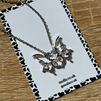 Butterfly Flame Necklace