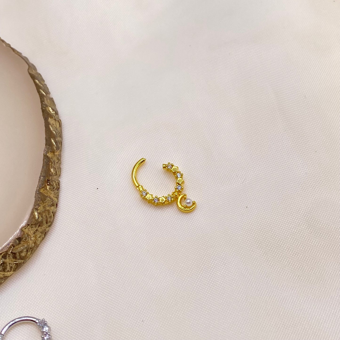 Moon Nose Septum Hoop Ring