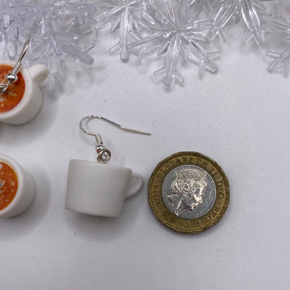 Christmas Coffee Earrings