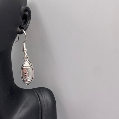 Rugby Ball Earrings